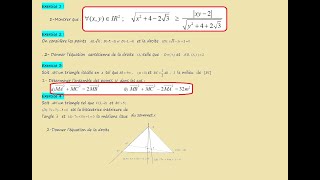 1asmProduit scalaire  4 exercices lignes de niveau [upl. by Kahaleel234]