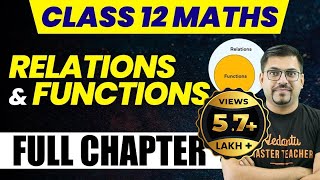 Relations and Functions  Class 12 Maths  Complete NCERT Chapter 1  Harsh Sir VedantuMath [upl. by Erle]