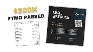How I passed my 200K FTMO Challenge  FULL STRATEGY [upl. by Garland]