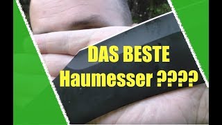 DAS Survival Bushcraft HAUmesser im Test [upl. by Edee]