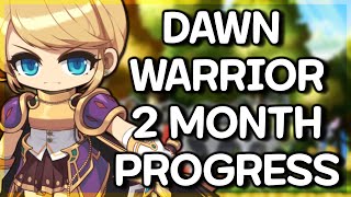 Dawn Warrior Progression 2 Months [upl. by Suoivart]