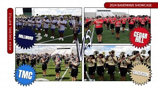 Round 2 Bandwave Battle 2024  Millwood vs Cedar Hill vs Townview vs Creekside  High School [upl. by Sharp]