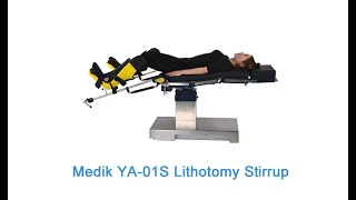 How to fix Lithotomy Stirrup to surgical table [upl. by Dnar]