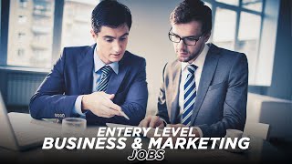 10 Best EntryLevel Jobs for Business and Marketing Majors [upl. by Eerolam999]