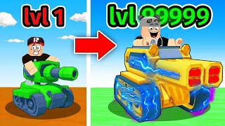 Tank Geliştirme Oyunu  Maksimum Seviye Tank Aldım  Panda ile Roblox Tank Fight Simulator [upl. by Naima249]