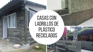 casas con ladrillos de plastico en colombia [upl. by Ailey]