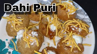 Dahi Puri Recipe  How to make Dahi Puri  Indian street food dahipuri cooking [upl. by Lucey]