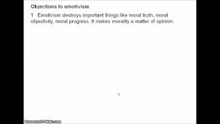 Metaethics 2  Emotivism [upl. by Sinnod]