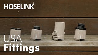 Quickconnect Garden Hose Fittings  Hoselink USA [upl. by Nertie]