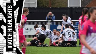 HIGHLIGHTS  Derby County Women Vs Huddersfield Town Women [upl. by Haeluj]