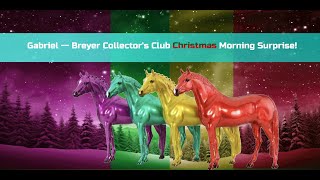 Breyer Collectors Club Christmas Morning Surprise [upl. by Eimak477]