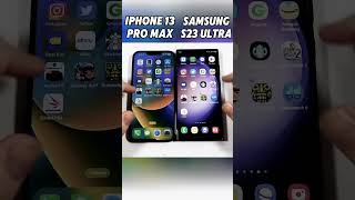 iPhone 13 Pro Max vs Samsung S23 Ultra EPIC SPEED SHOWDOWN⚡Fastest Flagship of 2024🔥shortsviral [upl. by Jocko]