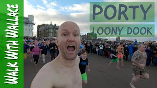 Porty Loony Dook 2019  Portobello beach Edinburgh [upl. by Acinoda26]