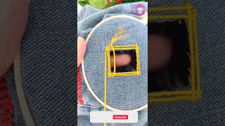 How to Repair a Hole in Clothing Quick and Easy Fix 7 Short [upl. by Maurey]