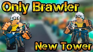 Only Brawler New Tower Roblox Tower Defense Simulator [upl. by Anotal856]