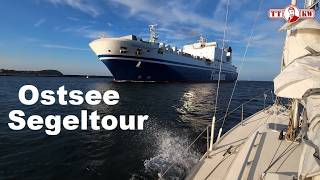 Mit dem Segelboot durch die Trave nach LübeckTravemünde auf die Ostsee⛵ Zusch in Gefahr beim Segeln [upl. by Euh184]