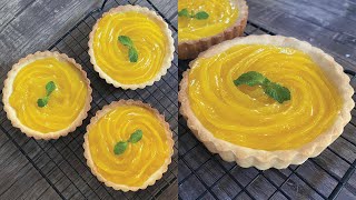 Lemon Tart without Oven Recipe By Chef Hafsa [upl. by Nhguaved]