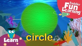 Learn Shapes for Toddlers  Toddler Fun Learning [upl. by Neirb41]