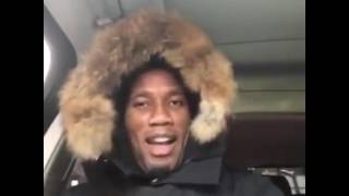 DIDIER DROGBA LE FOOTBALLEUR CHANTEUR SUR LE SON KINAME FALLY IPUPA feat B [upl. by Eigriv]