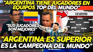 PRENSA COLOMBIANA CON MIEDO POR EL 11 DE ARGENTINA en la COPA AMERICA ¡ARGENTINA ES SUPERIOR [upl. by Sontich]