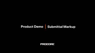 Submittal Markup Product Demo Procore Groundbreak 2020 Breakout [upl. by Alinna812]