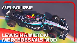 Assetto Corsa F1 2024 Mercedes W15 Mod Hamiltons Onboard Around Melbourne [upl. by Consuela]