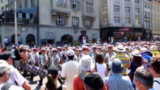 HM Royal Marines Band  Streetparade Basel 27072013 [upl. by Intruok347]