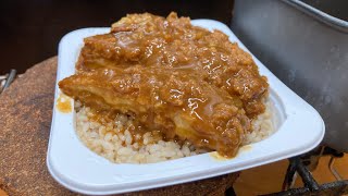 こういうのでいいんだよ煮込みカツカレーライスをハイボールでキメるだけの動画 [upl. by Aihtenak]