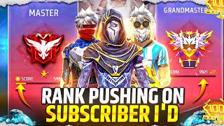 Rank Pushing On Subscriber Id🔥 Playing With Subscribers [upl. by Repooc]