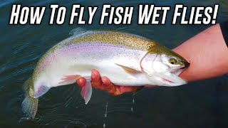 How To Catch Trout Fly Fishing With Wet Flies In Lakes amp Ponds [upl. by Egidio62]