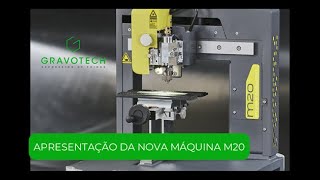 Gravotech Apresentação da máquina de gravação eletrônica M20 para customização de produtos [upl. by Akierdna]