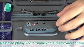 Jak nastavit TSA zámek kufru March Trunk  How to Set a TSA lock  Bagalio [upl. by Rovaert]