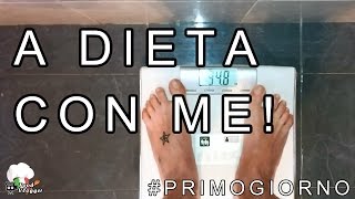 DIMAGRIRE VELOCEMENTE 4 KG IN 7 GIORNI VLOG A DIETA CON ME EPISODIO 1 PRIMO GIORNO  FoodVlogger [upl. by Layton]