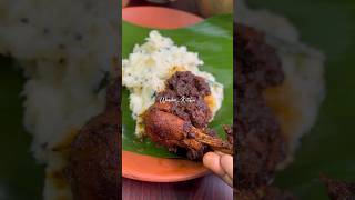 ഷാപ്പിലെ വറുത്തരച്ച ചിക്കനും പാൽ കപ്പയും 😱❤️trending food viralvideo [upl. by Hortense]