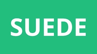 How To Pronounce Suede  Pronunciation Academy [upl. by Palua]