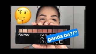 Vlog29 Metallic Brown Eye Make Up Tutorial  FLORMAR Palette [upl. by Champagne]