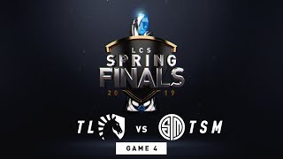 TL vs TSM  Finals Game 4  LCS Spring Split  Team Liquid vs TSM 2019 [upl. by Abelard]