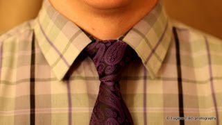 How to tie a tie  made simple Half  Windsor Knot [upl. by Carman157]