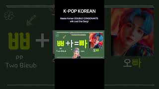 Korean Double Consonants Song  Learn Hangul Easily  Fun Korean Pronunciation [upl. by Stewart89]