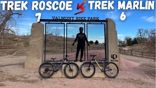 Trek Marlin 6 vs Trek Roscoe 7  Let’s See How They Compare [upl. by Auqemahs]