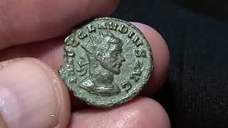 Claudius II antoninianus RIC 66 [upl. by Nipahc]