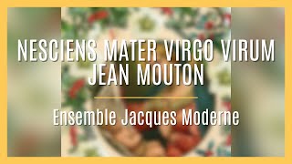 NESCIENS MATER VIRGO VIRUM  JEAN MOUTON  ENSEMBLE JACQUES MODERNE [upl. by Putscher438]