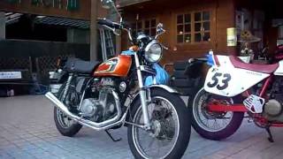 1972 CB250T HONDA Super retro motorcycle [upl. by Harwin400]