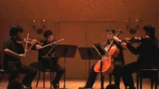 Bartok String Qt 4 5th mvt [upl. by Aivin298]