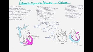 Endocarditis Myocarditis amp Pericarditis in Children cardiac tamponade [upl. by Aniweta]