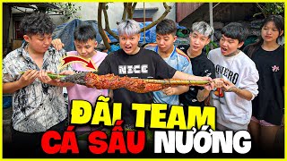 Văn Huỳnh  Nướng Cá Sấu Ăn Mừng 200k Subcriber  Chiêu Đãi Team Đức Mõm [upl. by Kerek]