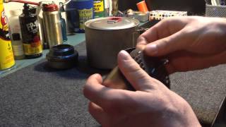 Evernew titanium alcohol stove and stand review [upl. by Ezarra377]