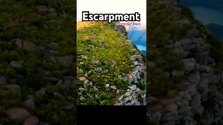 Escarpment Explained geography [upl. by Hulbert563]