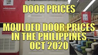 Moulded Door Prices In The Philippines Oct 2020 [upl. by Cinderella]