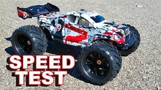 FAST Zombie RC Monster Truck SPEED TEST  DHK HOBBY 8384  TheRcSaylors [upl. by Sirrom]